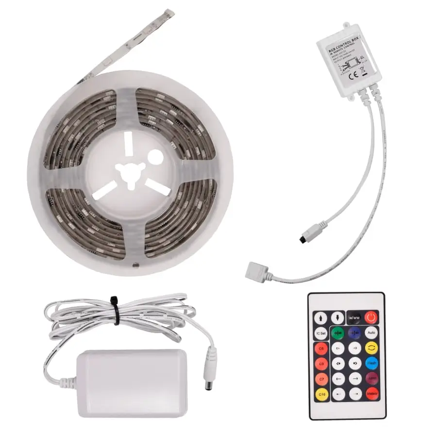 HEHQ 3m 15W RGB Led Nauha Kaukosäätimellä 3 HEHQ 3m 15W RGB Led Nauha Kaukosäätimellä