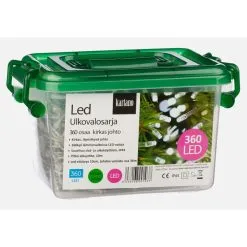 Kartano 360-osainen 36m Lämminvalkoinen Ledvalosarja