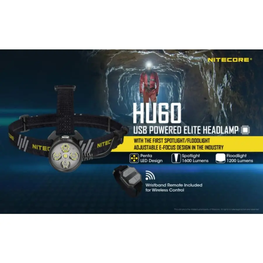 Nitecore HU60 Otsalamppu 6 Nitecore HU60 Otsalamppu - Image 4