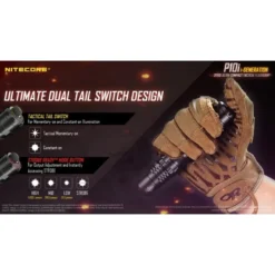 Nitecore P10i Taskulamppu + 4000mAH 21700 Akkuparisto -Sisustusvalo Kauppa 6952506406500 3