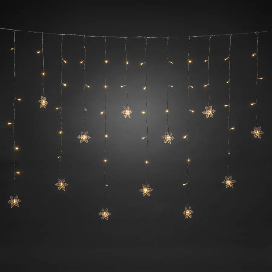 Konstsmide 4049-103 IP44 12 Lumihiutaletta Valoverho 4 Konstsmide 4049-103 IP44 12 Lumihiutaletta Valoverho - Image 2