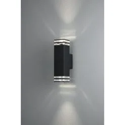 Konstsmide 408-750 Pollux Musta Seinävalaisin