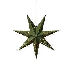 Konstsmide 5950-900 60cm Samettinen Vihreä Paperitähti