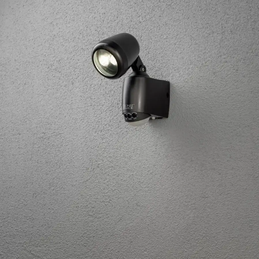 Konstsmide 7693-750 Prato Musta Seinävalaisin 4 Konstsmide 7693-750 Prato Musta Seinävalaisin - Image 2