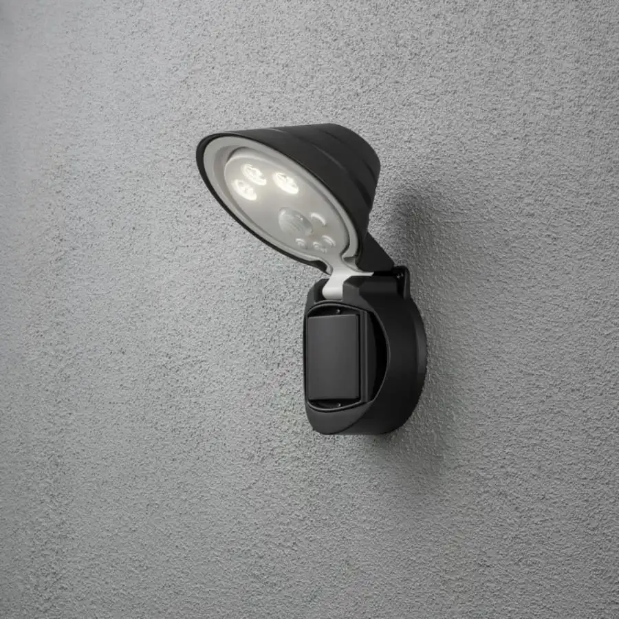 Konstsmide 7695-750 Parto Musta Seinävalaisin 4 Konstsmide 7695-750 Parto Musta Seinävalaisin - Image 2