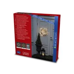 Konstsmide 3783-803 40cm Messinki Joulukranssi, Ajastin 9H -Sisustusvalo Kauppa 7318307838039 4