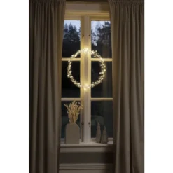 Konstsmide 1788-303 45cm Hopeakoriste Kranssi -Sisustusvalo Kauppa 7318307883039 4