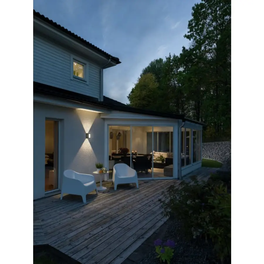 Konstsmide 7992-370 Cremona Tummanharmaa Seinävalaisin 5 Konstsmide 7992-370 Cremona Tummanharmaa Seinävalaisin - Image 3