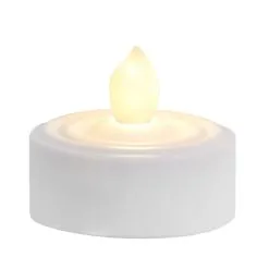 Star Valkoinen Led-tuikkupari Ajastimella