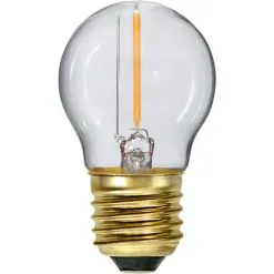 Star E27 G45 Soft Glow 2100K 70lm LED-lamppu -Sisustusvalo Kauppa 7391482026095 2