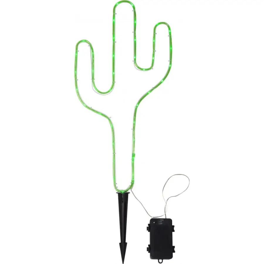 Star Silhouette Cactus Led Koristevalo Ulkokäyttöön 3 Star Silhouette Cactus Led Koristevalo Ulkokäyttöön