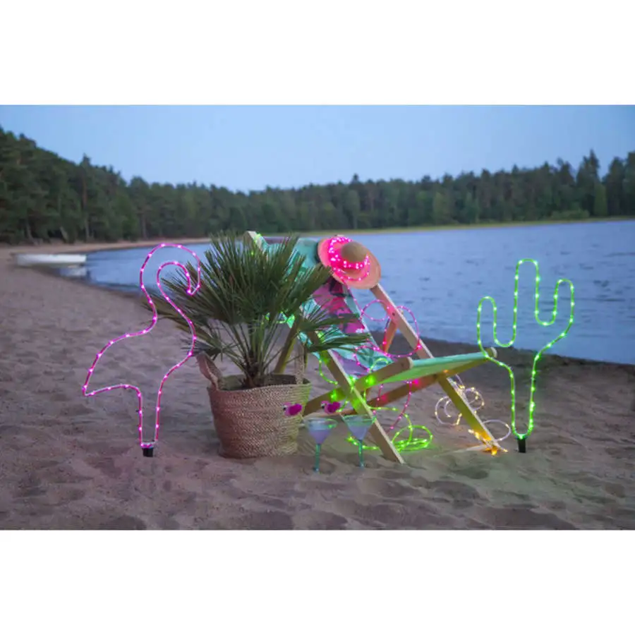 Star Silhouette Cactus Led Koristevalo Ulkokäyttöön 5 Star Silhouette Cactus Led Koristevalo Ulkokäyttöön - Image 3