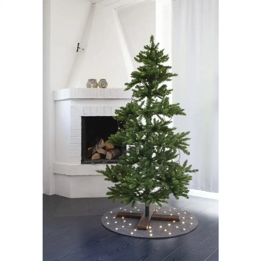 Star Granne 80cm Harmaa Kuusenalusmatto Led Valoilla 4 Star Granne 80cm Harmaa Kuusenalusmatto Led Valoilla - Image 2