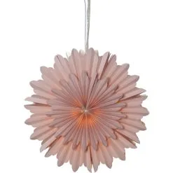 Star Crystal 50cm Roosa Paperitähti