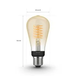 Philips Hue White E27 550lm Filamentti ST64 Led-älylamppu -Sisustusvalo Kauppa 8718699688868 3