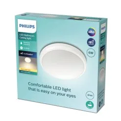 Philips Doris 6W 2700K IP44 Plafondi 6 Philips Doris 6W 2700K IP44 Plafondi -Sisustusvalo Kauppa 8718699758783 2