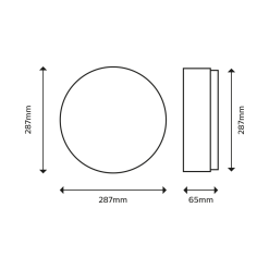 Philips Spray 17W 2700K IP44 Plafondi 9 Philips Spray 17W 2700K IP44 Plafondi -Sisustusvalo Kauppa 8718699777319 3