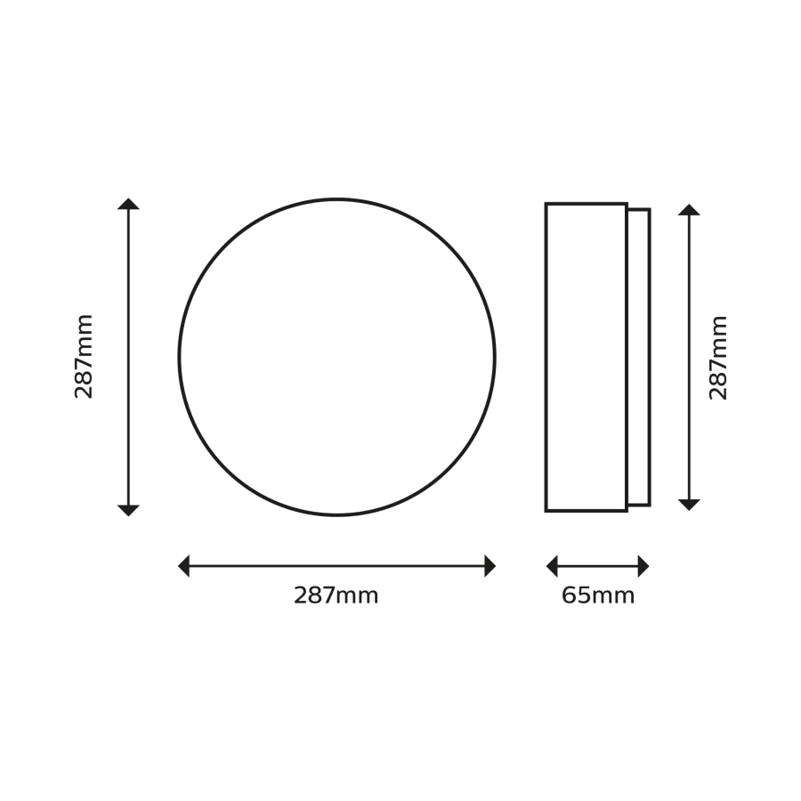 Philips Spray 17W 2700K IP44 Plafondi 5 Philips Spray 17W 2700K IP44 Plafondi - Image 3