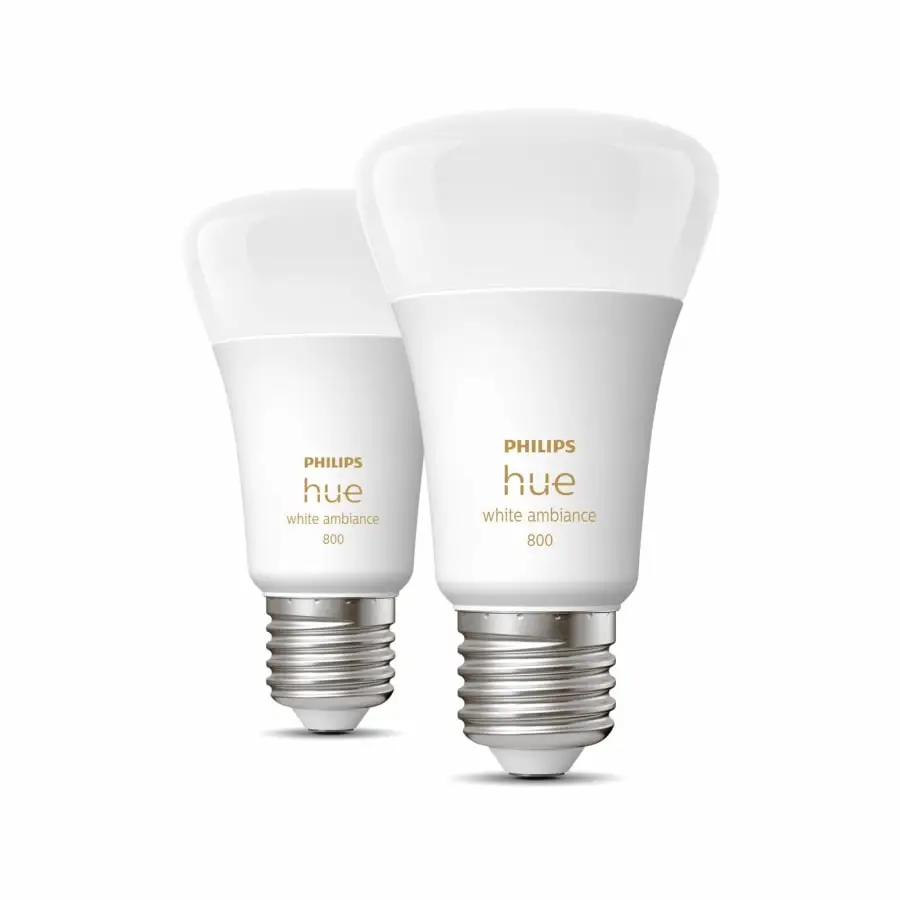 Philips Hue White Ambiance E27 806lm 6W 2kpl Led-älylamppu 5 Philips Hue White Ambiance E27 806lm 6W 2kpl Led-älylamppu - Image 3
