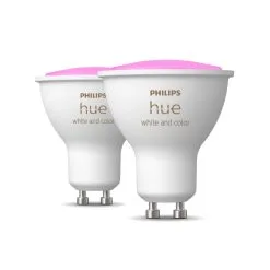 Philips Hue White And Color Ambiance GU10 350lm 4.3W 2kpl Led-älylamppu -Sisustusvalo Kauppa 8719514340084 2