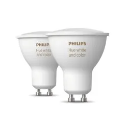 Philips Hue White And Color Ambiance GU10 350lm 4.3W 2kpl Led-älylamppu -Sisustusvalo Kauppa 8719514340084 3