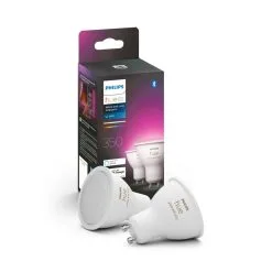 Philips Hue White And Color Ambiance GU10 350lm 4.3W 2kpl Led-älylamppu -Sisustusvalo Kauppa 8719514340084 4
