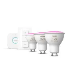 Philips Hue White And Color Ambiance GU10 350lm 4.3W 3kpl Led-älylamppu Aloituspakkaus 8 Philips Hue White And Color Ambiance GU10 350lm 4.3W 3kpl Led-älylamppu Aloituspakkaus -Sisustusvalo Kauppa 8719514340107 2