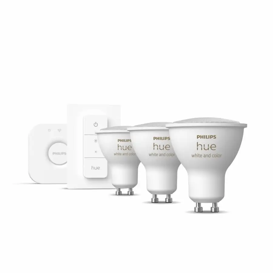 Philips Hue White And Color Ambiance GU10 350lm 4.3W 3kpl Led-älylamppu Aloituspakkaus 6 Philips Hue White And Color Ambiance GU10 350lm 4.3W 3kpl Led-älylamppu Aloituspakkaus - Image 4