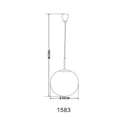 Globo Balla Riippuvalaisin -Sisustusvalo Kauppa 9007371129393 2