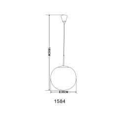 Globo Balla Riippuvalaisin -Sisustusvalo Kauppa 9007371150809 3