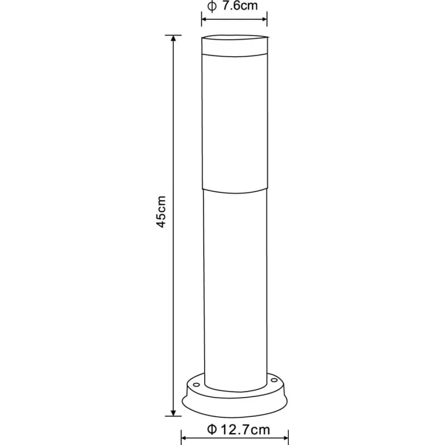 Globo Boston LED Pylväsvalaisin 5 Globo Boston LED Pylväsvalaisin - Image 3