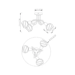 Globo Isla 3-os Spottivalaisin -Sisustusvalo Kauppa 9007371348329 3