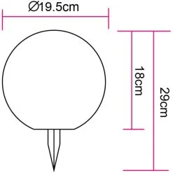 Globo Solar Pallovalaisin -Sisustusvalo Kauppa 9007371356737 5