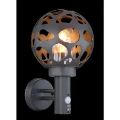 Globo Hilario Liiketunnistimella Ulkoseinävalaisin 8 Globo Hilario Liiketunnistimella Ulkoseinävalaisin -Sisustusvalo Kauppa 9007371402830 2