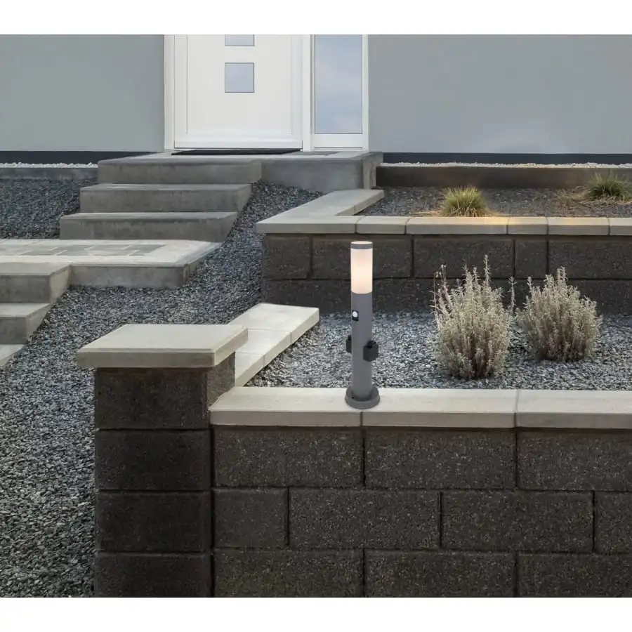 Globo Boston 60cm Liiketunnistimella Ja 2 Pistorasialla Ulkovalaisin 4 Globo Boston 60cm Liiketunnistimella Ja 2 Pistorasialla Ulkovalaisin - Image 2